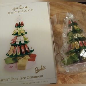 Barbie Shoe Tree Ornament Hallmark 2006